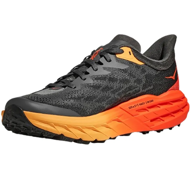 Hoka One One Men's Speedgoat 5 Wide Castlerock/Flame-2